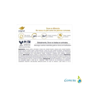 JAB&Oacute;N DE TOCADOR DOVE ORIGINAL 90 GRS.