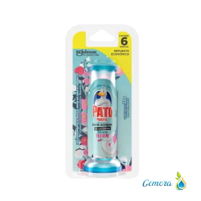 DISCOS ADHESIVOS INODORO FLORAL REPUESTO X 6 UN. 38 GRS. PATO