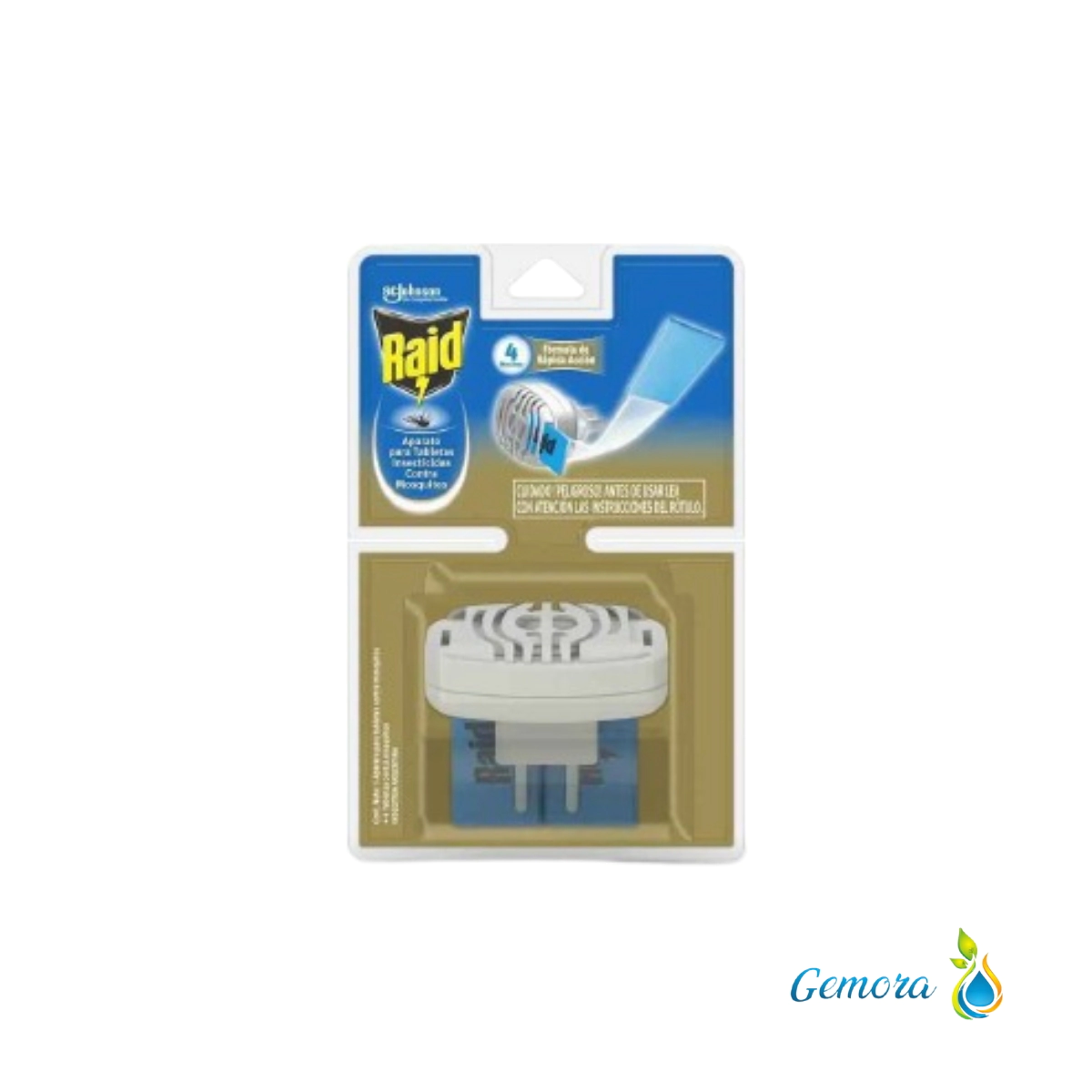APARATO PARA TABLETAS CONTRA MOSQUITOS RAID