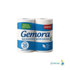 PAPEL HIGIENICO GEMORA 4 UN. X 30 MTS.