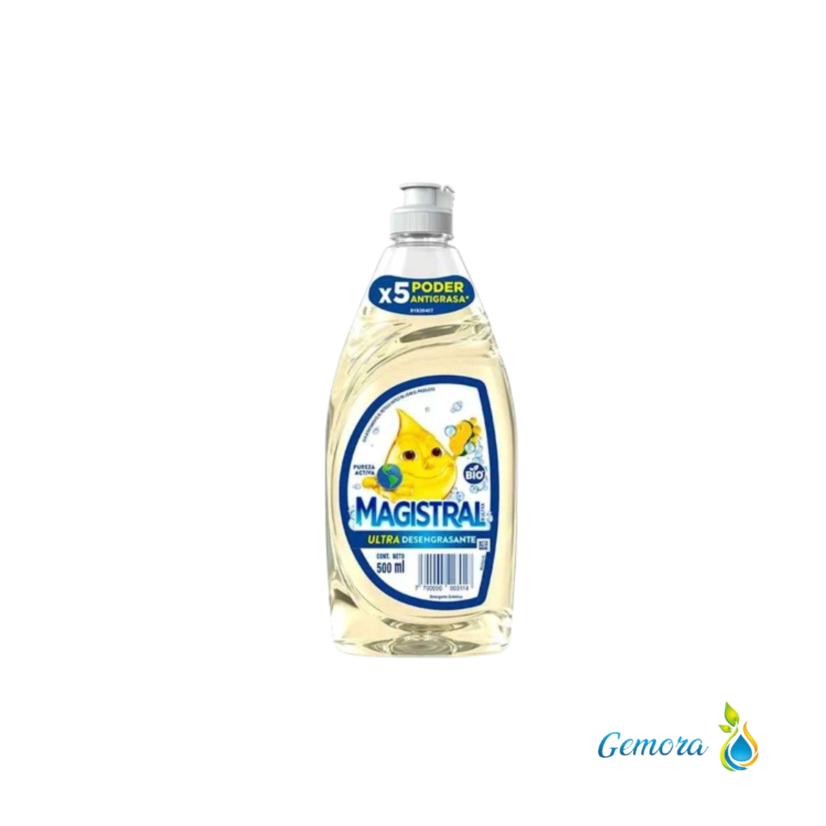 DETERGENTE MAGISTRAL PUREZA ACTIVA ULTRA X 500 ML.