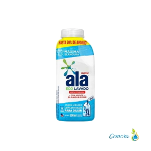 JAB&Oacute;N L&Iacute;QUIDO ALA PARA DILU&Iacute;R ECOLAVADO CON AGENTE BLANQUEADOR 500 ML.