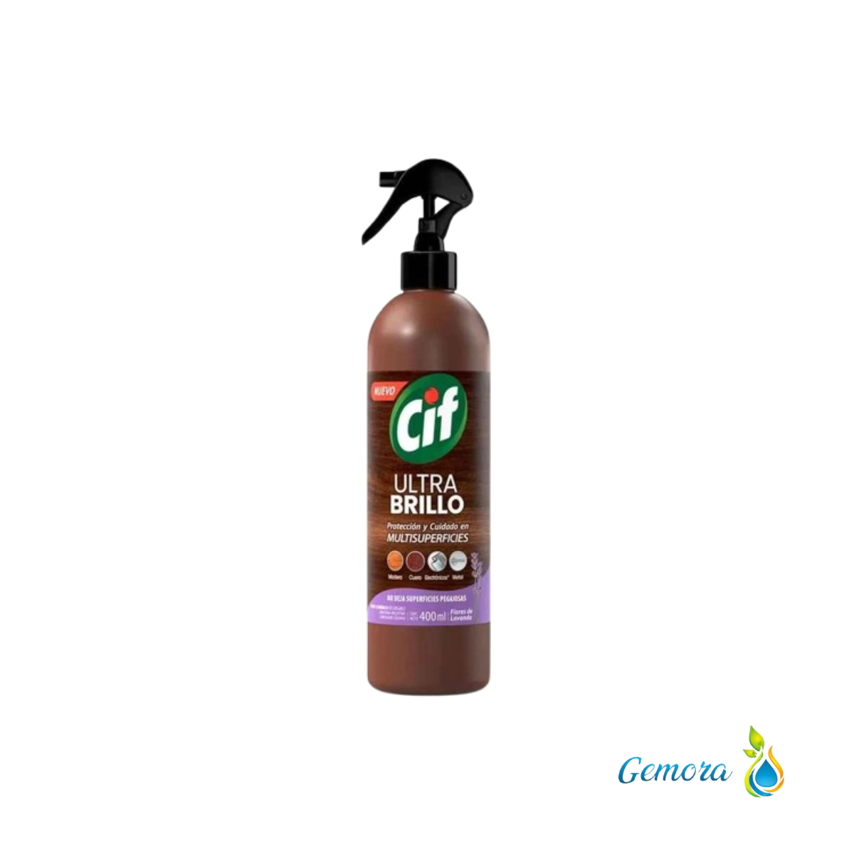 CIF LIMPIADOR MULTISUPERFICIES GATILLO LAVANDA ULTRA BRILLO X 400 ML