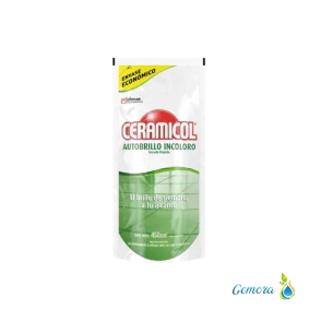 CERA AUTOBRILLO INCOLORA CERAMICOL DOYPACK X 450 ML