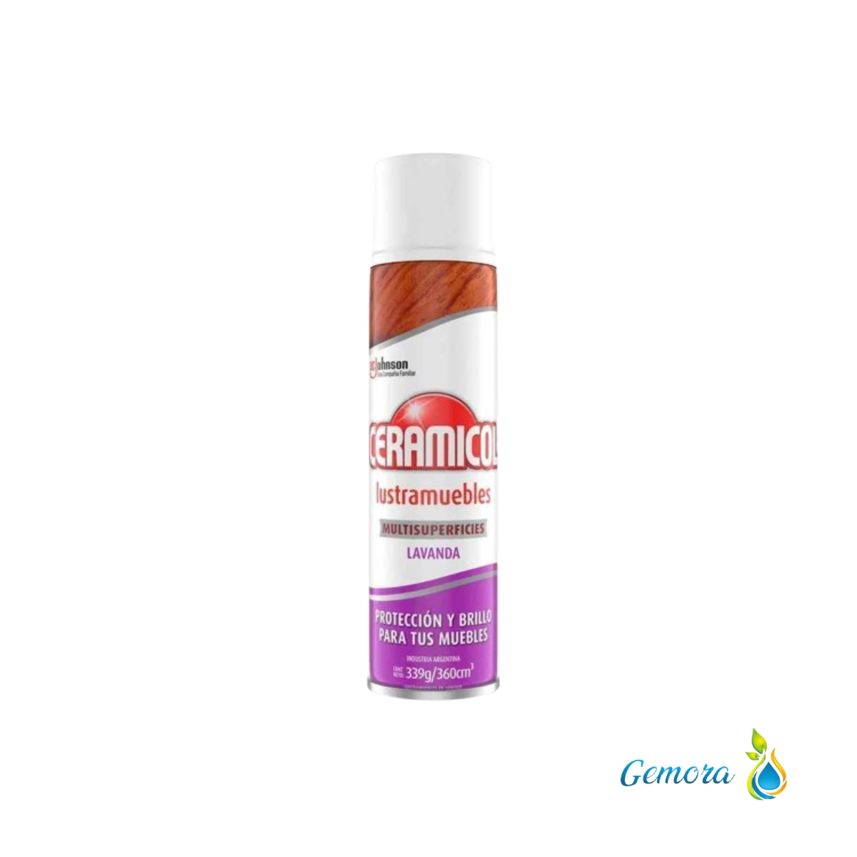 LUSTRAMUEBLES MULTISUPERFICIES AEROSOL LAVANDA CERAMICOL X 360 ML.