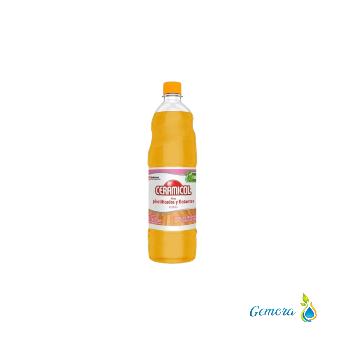 LIMPIADOR DE PISOS PLASTIFICADOS Y FLOTANTES FLORAL CERAMICOL X 875 ML.