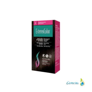 COLORACI&Oacute;N PERMANENTE EN CREMA ESTEREOCOLOR TONO 3 CASTA&Ntilde;O OSCURO