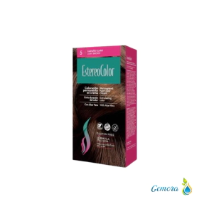 COLORACI&Oacute;N PERMANENTE EN CREMA ESTEREOCOLOR TONO 5 CASTA&Ntilde;O CLARO