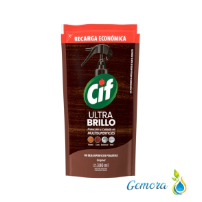 CIF LIMPIADOR MULTISUPERFICIES ULTRA BRILLO DOYPACK X 380 ML