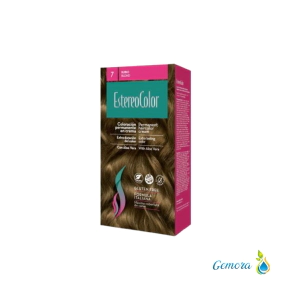 COLORACI&Oacute;N PERMANENTE EN CREMA ESTEREOCOLOR TONO 7 RUBIO