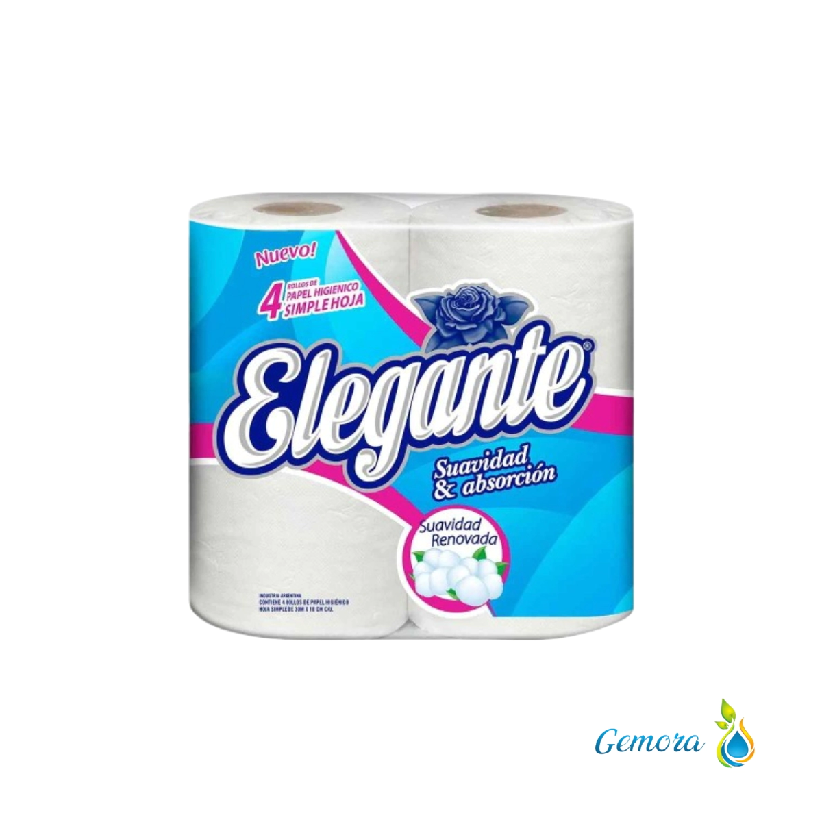 PAPEL HIGIENICO ELEGANTE SH 4 UN. X 30 MTS.