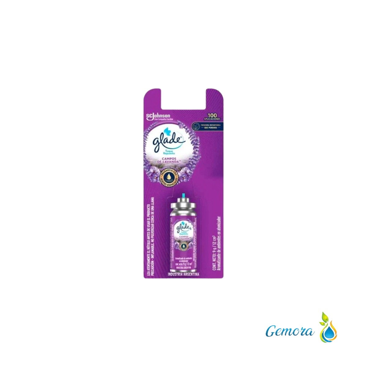 AROMATIZANTE DE AMBIENTES GLADE TOQUE CAMPOS DE LAVANDA REPUESTO