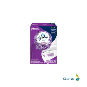 PASTILLA PARA INODORO GLADE CAMPOS DE LAVANDA 25 GRS.