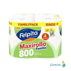 ROLLO DE COCINA FELPITA MAXI 4 UN. X 200 PA&Ntilde;OS
