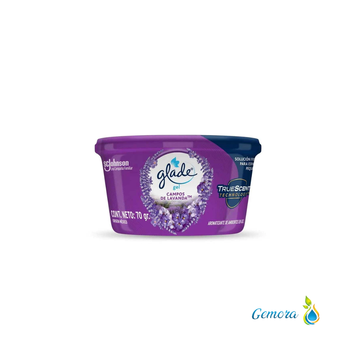 MINI GEL GLADE LAVANDA 70 GRS.