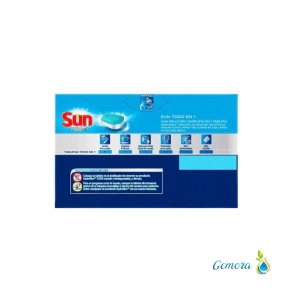 TABLETA PARA LAVAVAJILLA SUN X 20 UN.