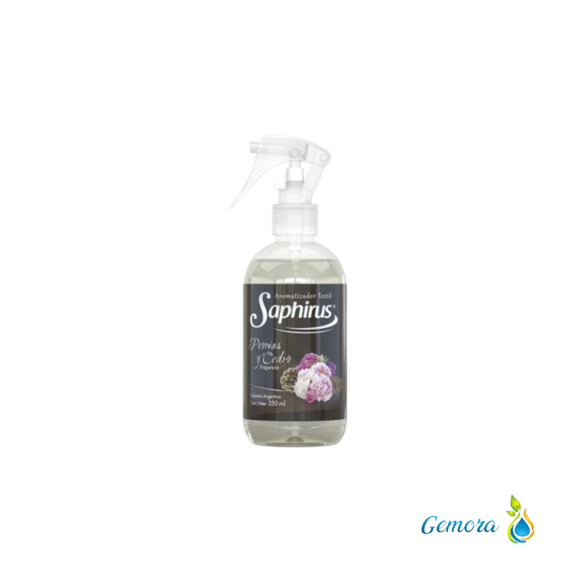 AROMATIZADOR TEXTIL SAPHIRUS PEONIAS Y CEDRO 250 ML