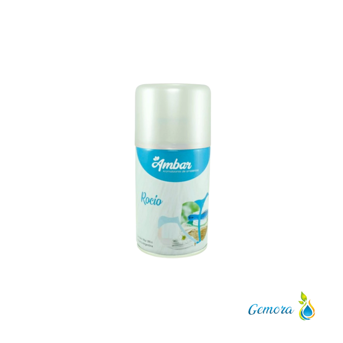 AROMATIZADOR DE AMBIENTES AEROSOL SAPHIRUS LINEA AMBAR ROCIO 280 CC
