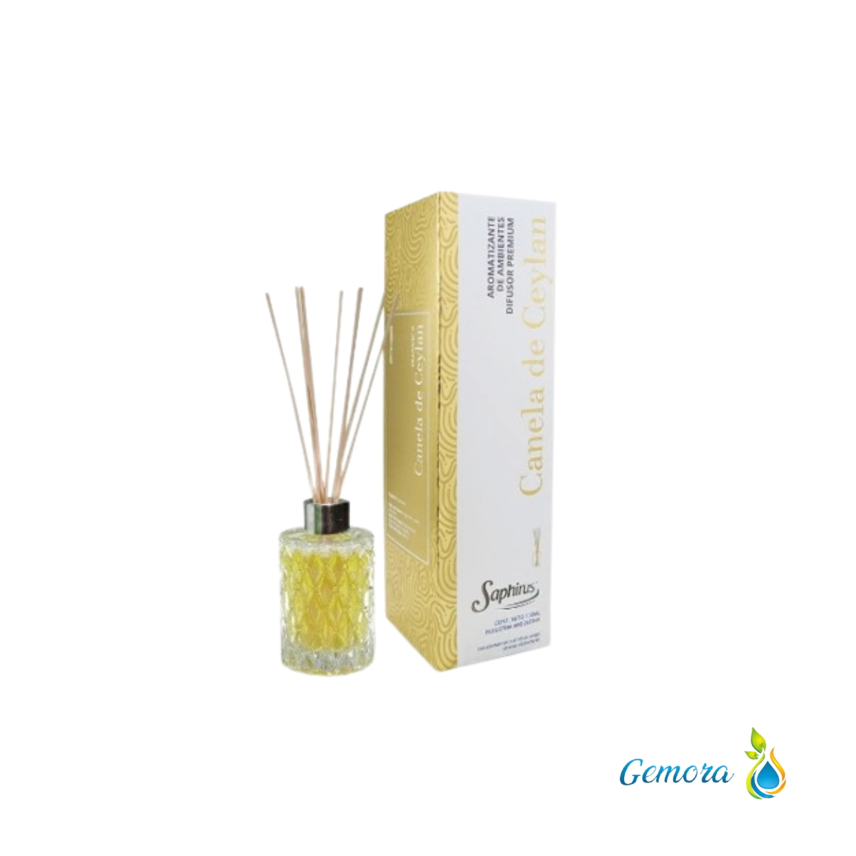 DIFUSOR PREMIUM SAPHIRUS CANELA DE CEYLAN 130 ML