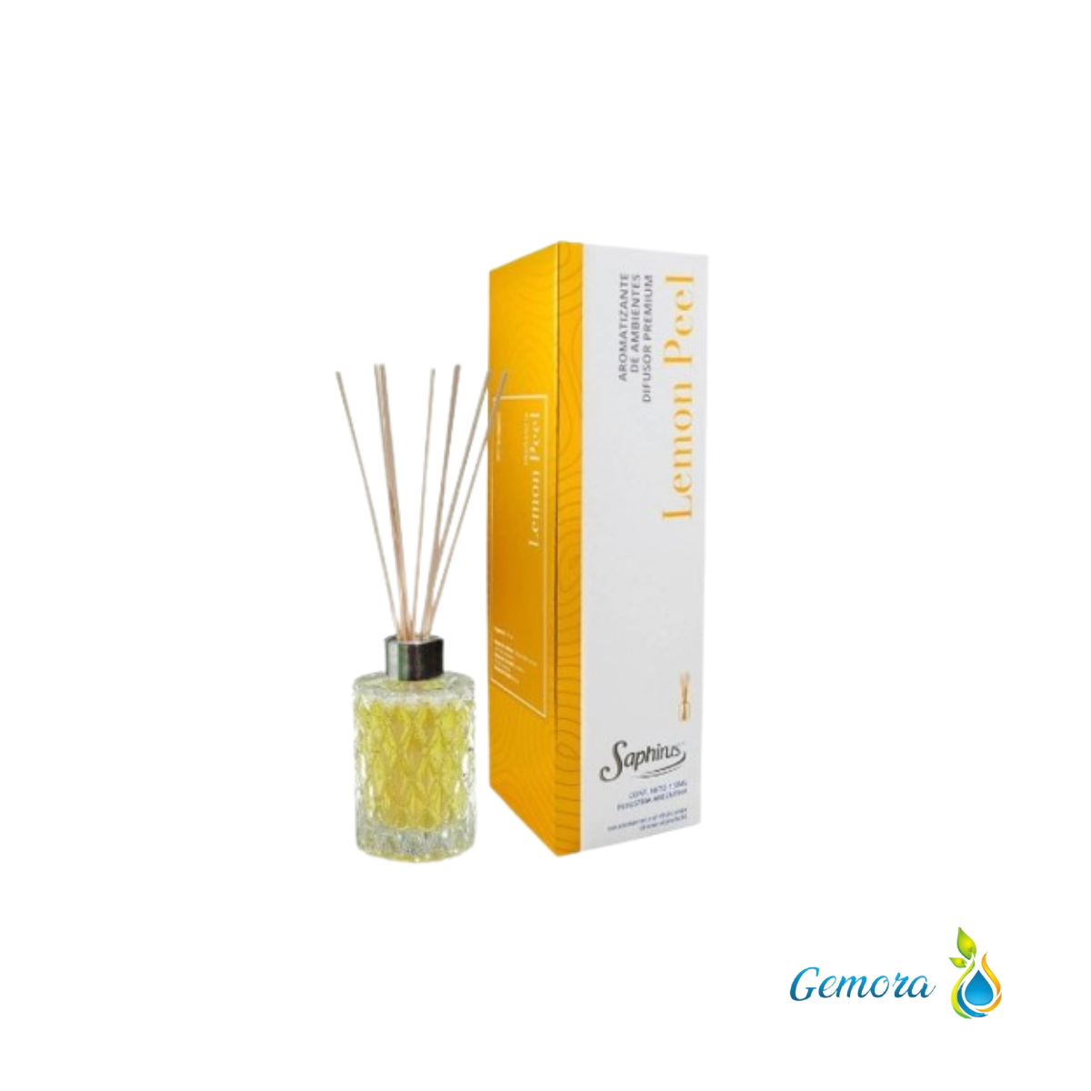DIFUSOR PREMIUM SAPHIRUS LEMON PEEL 130 ML