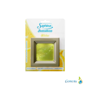AROMATIZANTE DE AMBIENTES SAPHIRUS LINEA SENSACIONES HOLDER GOLDEN SAND + SENSACIONES CITRICO 66 GRS