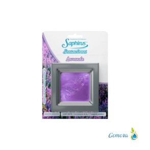 AROMATIZANTE DE AMBIENTES SAPHIRUS LINEA SENSACIONES HOLDER GREY + SENSACIONES LAVANDA 66 GRS.