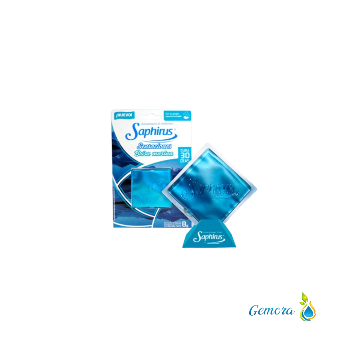 AROMATIZANTE DE AMBIENTES SAPHIRUS LINEA SENSACIONES BRISA MARINA 8 GRS.