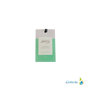 AROMATIZANTE DE AMBIENTES SAPHIRUS TARJETA AROMATICA LIMA Y MENTA X 3 UN.