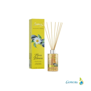 DIFUSOR ECO SAPHIRUS FLORES BLANCAS 125 ML
