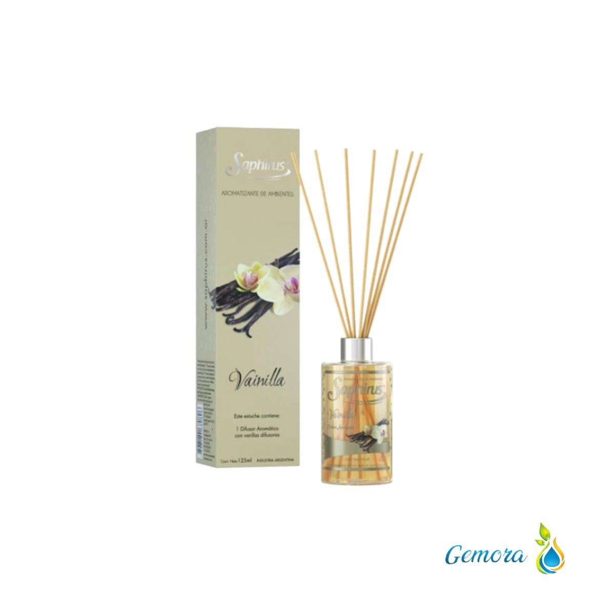 DIFUSOR ECO SAPHIRUS VAINILLA 125 ML