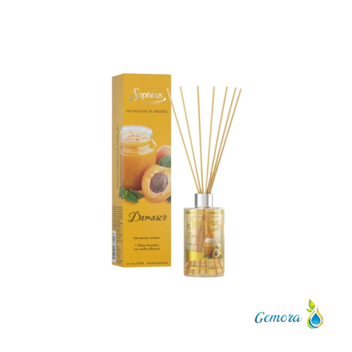 DIFUSOR ECO SAPHIRUS DAMASCO 125 ML