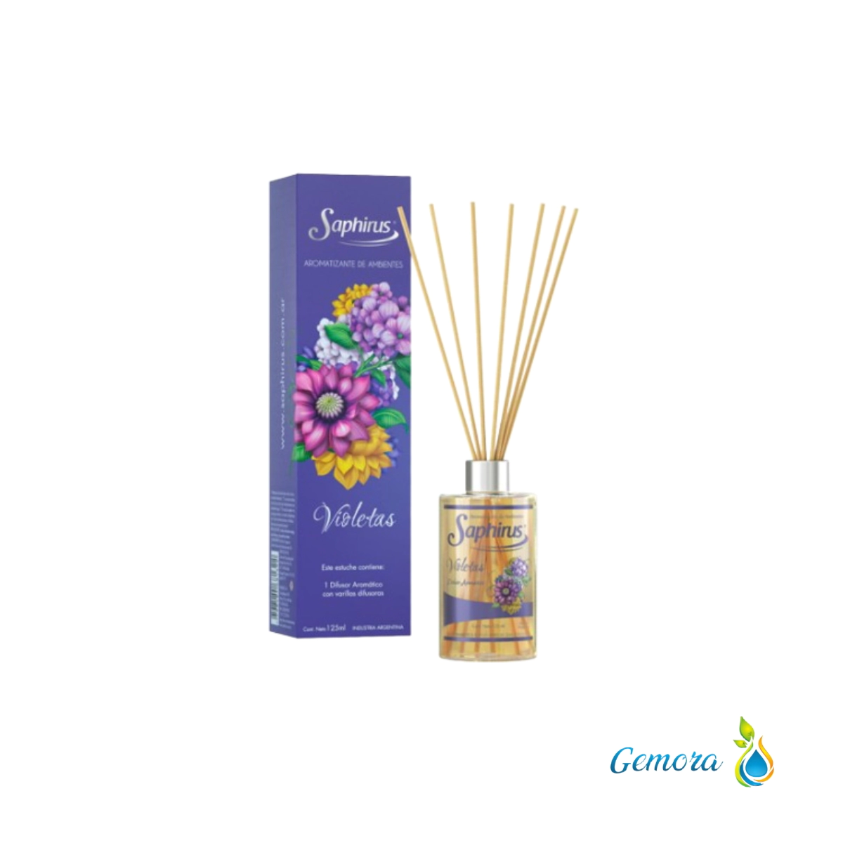 DIFUSOR ECO SAPHIRUS VIOLETAS 125 ML