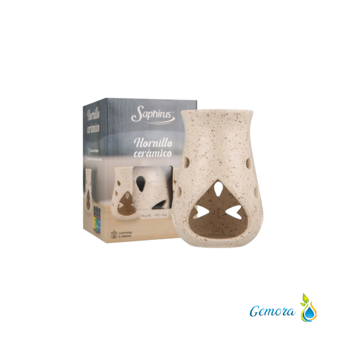 HORNILLO CERAMICO SAPHIRUS MARFIL GRANDE