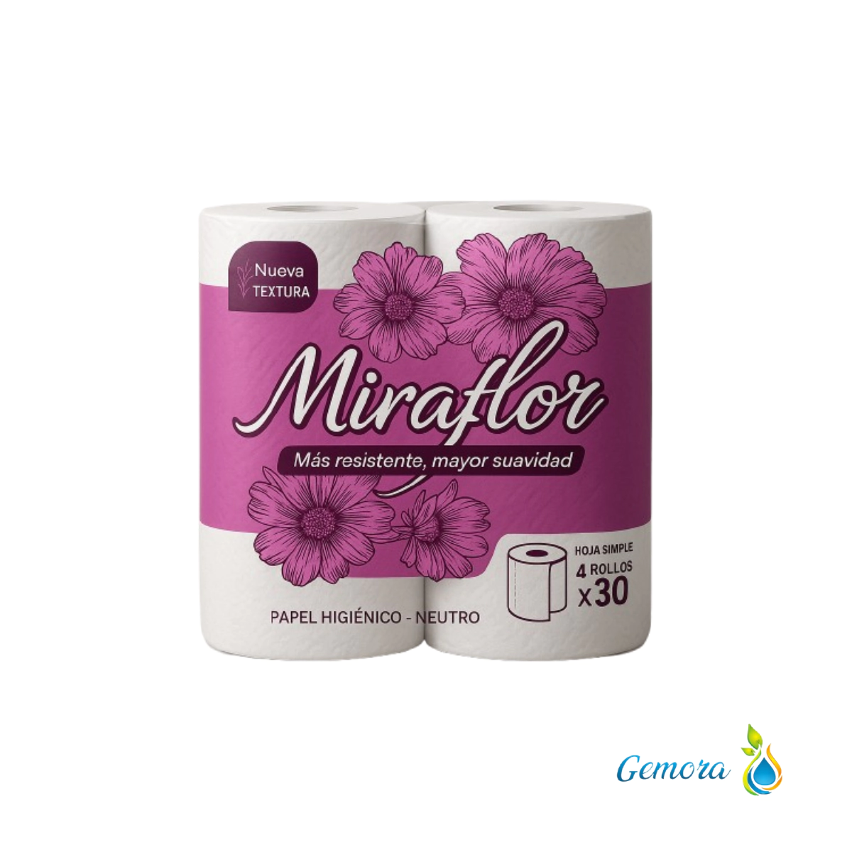 PAPEL HIGIENICO MIRAFLOR 4 UN. X 30 MTS.