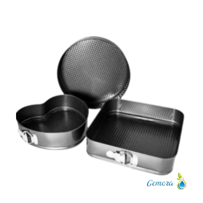 MOLDES PARA TORTA X 3 24-26-28 CM NTCA KT7527