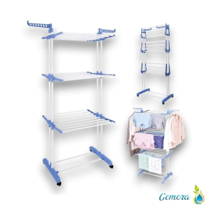 TENDER VERTICAL PLEGABLE TRES NIVELES CON PERCHA