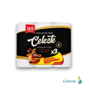 ROLLO DE COCINA CELESTE 3 UN X 165 PA&Ntilde;OS