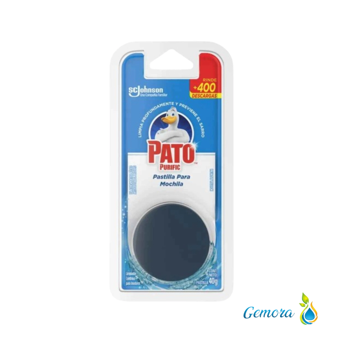 BLOQUE PARA MOCHILA DE INODORO 40 GRS. PATO