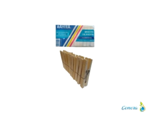 BROCHES DE MADERA RAYITA