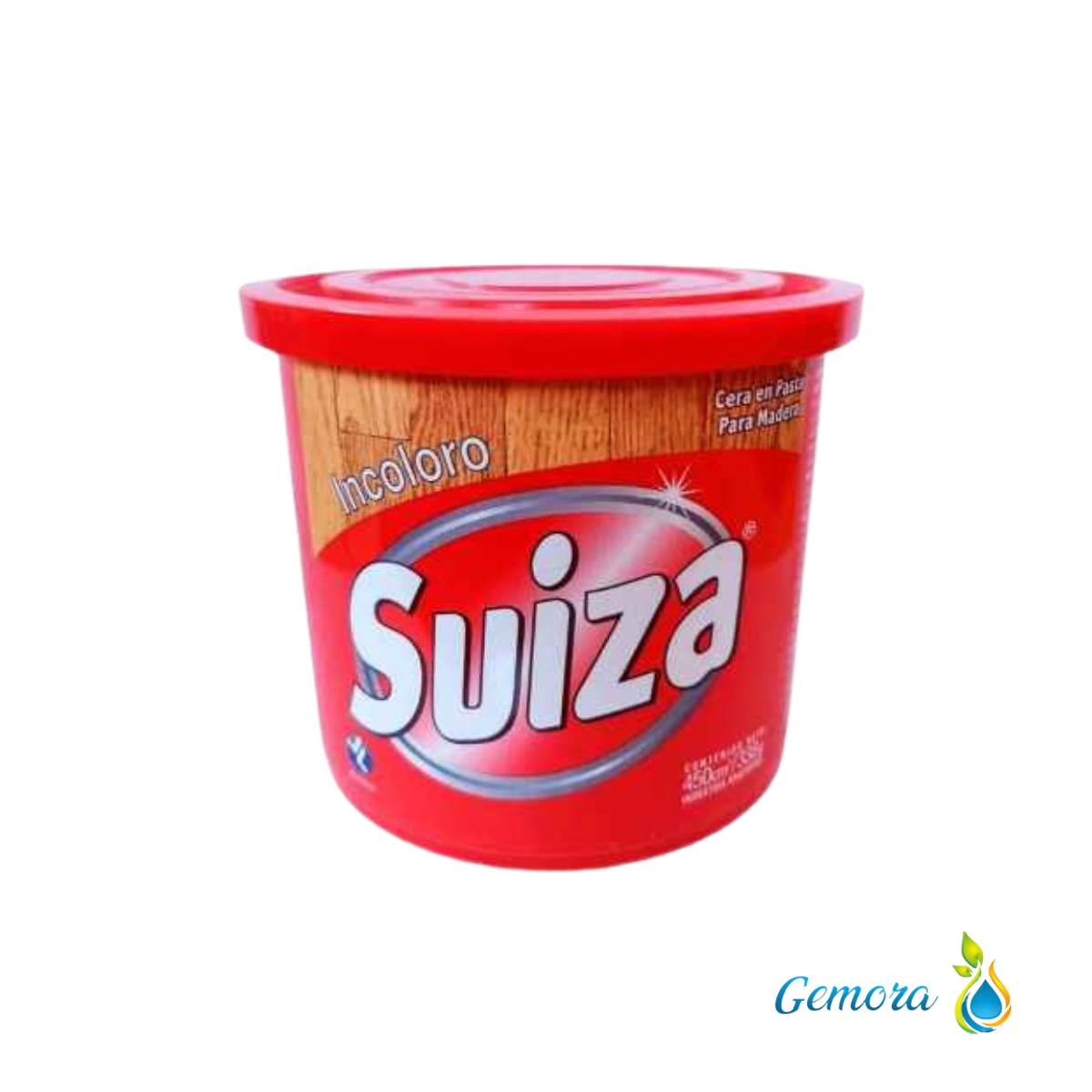 CERA EN PASTA SUIZA INCOLORA 450 GRS.
