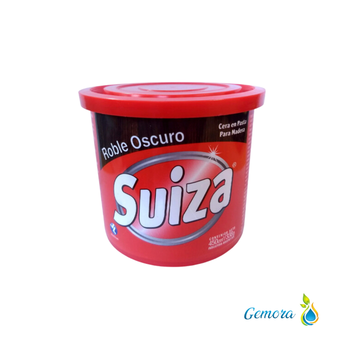 CERA EN PASTA SUIZA ROBLE OSCURO 450 GRS.