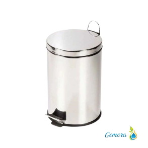 CESTO DE RESIDUOS ACERO INOXIDABLE CON PEDAL DIX 12 LTS.