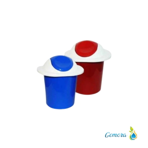 CESTO DE BASURA LIMPLAST C/TAPA VAIV&Eacute;N X 7,5 LTS.