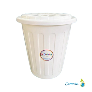 CESTO DE RESIDUOS CON TAPA PLANA COLORES L&Iacute;NEA PREMIUM X 40 LTS.