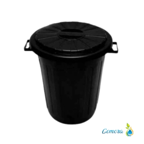 CESTO DE RESIDUOS CON TAPA PLANA COLORES L&Iacute;NEA PREMIUM X 60 LTS.