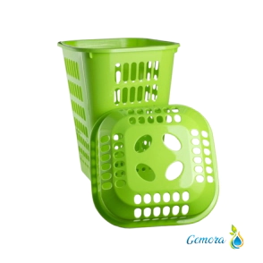 CESTO PARA ROPA CUADRADO CALADO COLORES L&Iacute;NEA PREMIUM X 60 LTS.