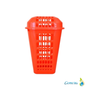 CESTO PARA ROPA CUADRADO CALADO COLORES L&Iacute;NEA PREMIUM X 60 LTS.